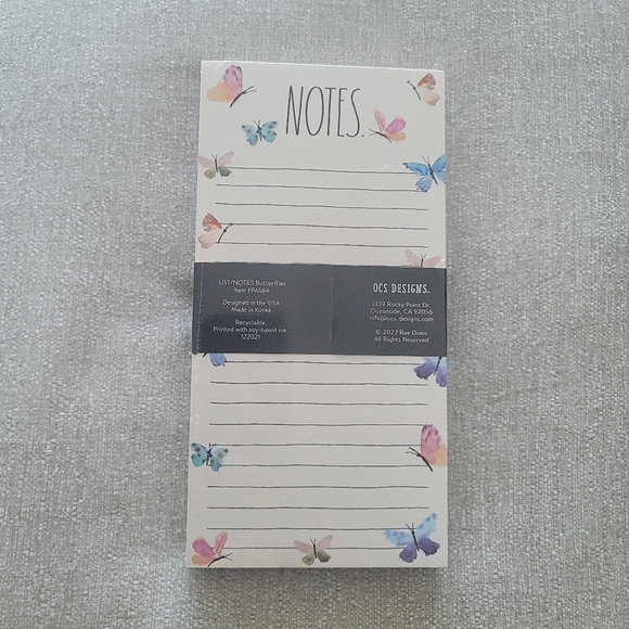 Rae Dunn Notepad LIST and NOTES Pads Set - Picture 3 of 4